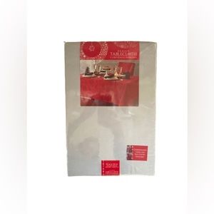 Silver Damask Tablecloth 52x70